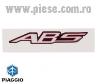 Sigla scris „ABS” originala Piaggio X9 Evolution (03-07) 4T LC 500cc - Vespa GTS 250 ie ABS Euro 3 (05-13) 4T LC 250cc
